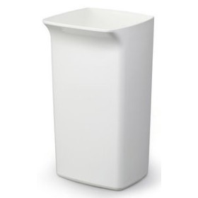 Cubos y contenedores CUBO BASURA PLASTICO DURABLE DURABIN SQUARE 40 LITROS SIN TAPA BLANCO 62601408  612642775