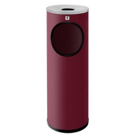Ceniceros PAPELERA CENICERO CILINDRO METALICA REDONDA B-10 21.5 Ø BURDEOS 62601410  612642860