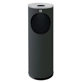 Ceniceros PAPELERA CENICERO CILINDRO METALICA REDONDA B-10 21.5 Ø GRAFITO 62601409  412642857