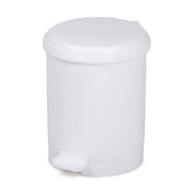 Papeleras PAPELERA PLASTICO CON TAPA PEDAL CEP 91978 20 LITROS BLANCA 62004400  812084284