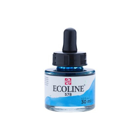 Acuarelas ACUARELA LIQUIDA ECOLINE  30 ml (frasco) AZUL CELESTE 69101687  641077205
