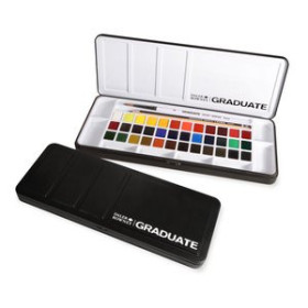 Acuarelas ACUARELAS DALER ROWNEY GRADUATE ESTUCHE de 36 (medio godets) 69801789  641075605
