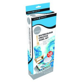 Acuarelas ACUARELAS DALER ROWNEY SIMPLY EASEL SET 12ml SET de 38
