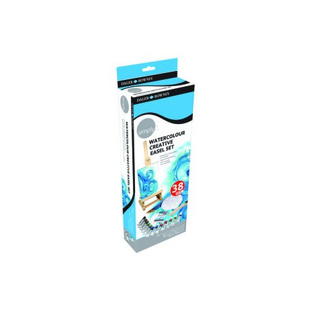 Acuarelas ACUARELAS DALER ROWNEY SIMPLY EASEL SET 12ml SET de 38