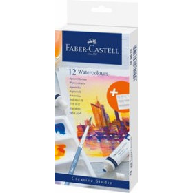 Acuarelas ACUARELAS FABER CASTELL PACK DE 12 TUBOS 9ml 