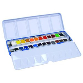 Acuarelas ACUARELAS MILAN Estuche METAL DE 24 62202060  641071705