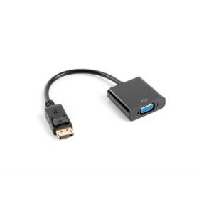 Cables de datos ADAPTADOR LANBERG DISPLAYPORT 1.1 A VGA 20 CM NEGRO 69601011  641077905