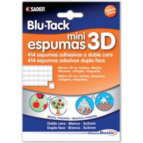 Masilla adhesiva ADHESIVO BLU-TACK MINI ESPUMAS 3D 10708043  1400135