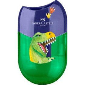Afilalápices con depósito AFILALAPIZ FABER-CASTELL DINOSAURIO 2 USOS CON DEPOSITO 26001631  157907