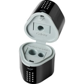 Afilalápices con depósito AFILALAPIZ FABER-CASTELL TRIO GRIP 3 USOS CON DEPOSITO NEGRO 26001610  157898