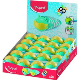 Afilalápices con depósito AFILALAPIZ MAPED CROC CROC HIPPO EXPOSITOR DE 20 26001567  156374