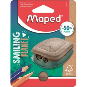Afilalápices con depósito AFILALAPIZ MAPED SMILING PLANET CON DEPOSITO 2 USOS BLISTER DE 1 26001560  156379
