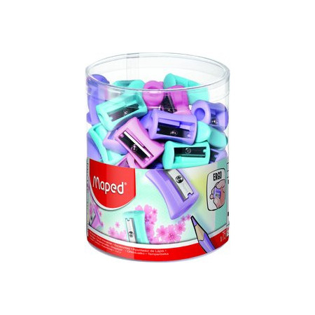 Afilalápices AFILALAPIZ MAPED VIVO PASTEL 1 USO BOTE 75 SURTIDOS 26001550  156606