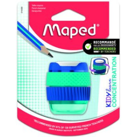 Afilalápices con depósito AFILALAPIZ MAPED 1 USO KIDY LEARN CONCENTRACION CON DEPOSITO BLISTER de 1 26001578  156368