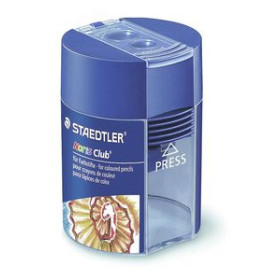 Afilalápices con depósito AFILALAPIZ STAEDTLER DOBLE C/DEPOSITO TRANSPARENTE EXPOSITOR 10 26001059  SF-30