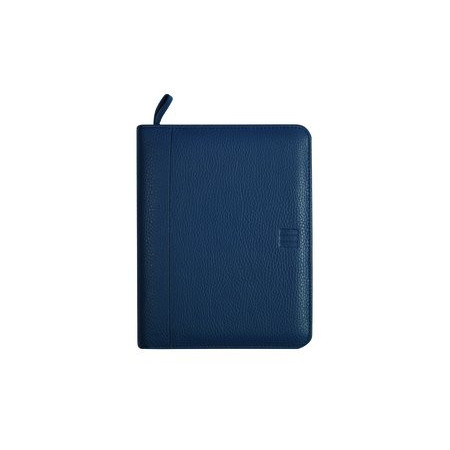 Agendas con recambio AGENDA ANUAL FINOCAM OPEN PIEL CREMALLERA ANDREA 500 117x181 S/V AZUL 26003028  PR-3458G