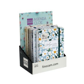 Agendas anuales AGENDA ANUAL (2025-26) FINOCAM CATALAN 16 MESES CLOE ASSORTIMENT EXPOSITOR de 6 26001200  1700101