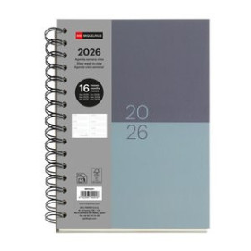 Agendas anuales AGENDA ANUAL (2025-26) MIQUELRIUS 16 MESES WIRE-O tapa EXTRA PLUS 4º 156x213 S/V APAIS. DUOTONO 20401104  2905E