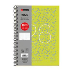 Agendas anuales AGENDA ANUAL (2025-26) MIQUELRIUS 18 MESES ESPIRAL tapa EXTRA PLUS 4º 155x213 S/V APAIS. HOJAS 20401118  3010
