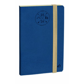 Agendas anuales AGENDA ANUAL (2025-26) QUO VADIS 16 MESES S/V 10x15cm HORIZONTAL "EVEREST AZUL DENIM" 26201054  4315106