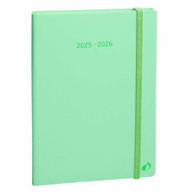 Agendas anuales AGENDA ANUAL (2025-26) QUO VADIS 16 MESES S/V 15x21cm PLAN NOTE "PASTEL VERDE" 20401131  302090