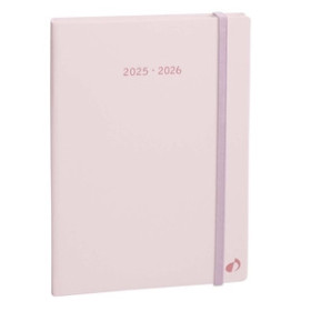 Agendas anuales AGENDA ANUAL (2025-26) QUO VADIS 16 MESES S/V 16x24cm PLAN WEEK  PASTEL ROSA  18701080  T622501