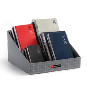 Agendas anuales AGENDA ANUAL (2026) CATALAN MIQUELRIUS BASIC CITY ASSORTIMENT EXPOSITOR DE 23 24405646  345SM840B13B10CRN