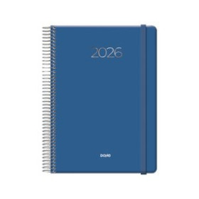 Agendas anuales AGENDA ANUAL (2026) DOHE DENVER ESPIRAL tapa EXTRA con GOMA 150x210 D/P AZUL MARINO 24404905  04CPSP22
