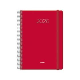 Agendas anuales AGENDA ANUAL (2026) DOHE DENVER ESPIRAL tapa EXTRA con GOMA 150x210 D/P ROJO 24402868  04CPSPV79N