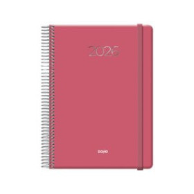 Agendas anuales AGENDA ANUAL (2026) DOHE DENVER ESPIRAL tapa EXTRA con GOMA 150x210 D/P ROSA 24405578  04CPSP24