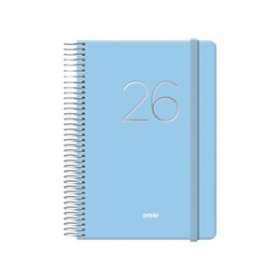 Agendas anuales AGENDA ANUAL (2026) DOHE GLOSS ESPIRAL tapa EXTRA con GOMA 125x180 D/P AZUL 24402363  04CPBALI100RP