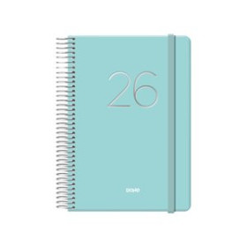 Agendas anuales AGENDA ANUAL (2026) DOHE GLOSS ESPIRAL tapa EXTRA con GOMA 125x180 D/P VERDE 24402849  04CPBALI933RP