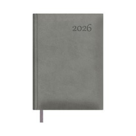 Agendas anuales AGENDA ANUAL (2026) DOHE LAUSANA COSIDA tapa EXTRA POLIPIEL 140x200 D/P GRIS 24401985  04CPBALI760RP