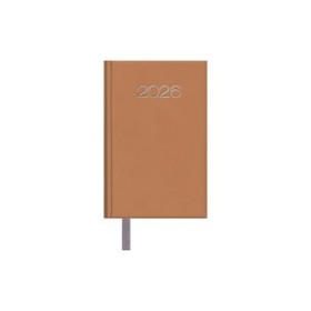 Agendas anuales AGENDA ANUAL (2026) DOHE LISBOA COSIDA tapa EXTRA POLIPIEL 85x130 S/V CAMEL 24406476  04CPB426RP