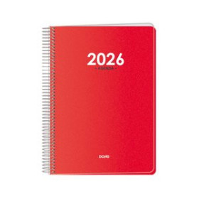 Agendas anuales AGENDA ANUAL (2026) DOHE METROPOLI ESPIRAL tapa PP 150x210 D/P ROJO 24406408  405ASM840B305B2B68R6