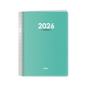 Agendas anuales AGENDA ANUAL (2026) DOHE METROPOLI ESPIRAL tapa PP 150x210 D/P VERDE 24406410  405ASM840B840B2B68R6