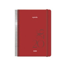 Agendas anuales AGENDA ANUAL (2026) DOHE MONTANA ESPIRAL tapa EXTRA con GOMA 140x200 D/P BURDEOS 24406416  405ASM840B39B2B68R65