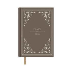 Agendas anuales AGENDA ANUAL (2026) DOHE VICTORIAN COSIDA tapa EXTRA 140x200 D/P MARRON 24405620  116CBBALI308