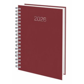 Agendas anuales AGENDA ANUAL (2026) EDEUSTO POSITANO WIRE-O tapa DURA D13 166x240 D/P BURDEOS (032) 24406132  117CPBALI229
