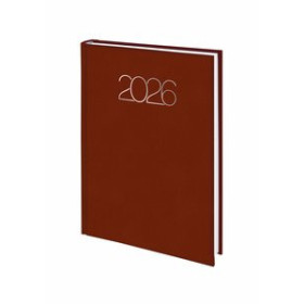 Agendas anuales AGENDA ANUAL (2026) EDEUSTO PREMIUM COSIDA tapa ACOLCHADA D07 145x205 D/P MARRON (321) 24406145  117CPBALI305