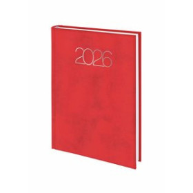 Agendas anuales AGENDA ANUAL (2026) EDEUSTO PREMIUM COSIDA tapa ACOLCHADA D07 145x205 D/P ROJO (755) 24406139  117CPBALI710