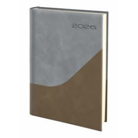 Agendas anuales AGENDA ANUAL (2026) EDEUSTO PULA COSIDA tapa ACOLCHADA E11 170x240 D/P MARRON/GRIS (H50) 24406146  117CPBALI456