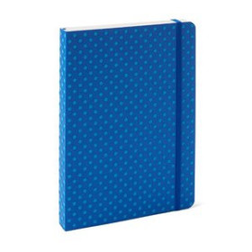 Agendas anuales AGENDA ANUAL (2026) FABRIANO FLOCK COSIDA tapa BLANDA con GOMA A5 145x205 D/P AZUL 24405983  115DBBALI10