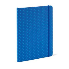 Agendas anuales AGENDA ANUAL (2026) FABRIANO FLOCK COSIDA tapa BLANDA con GOMA A5 145x205 S/V AZUL 24404798  115DBBALI40