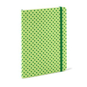 Agendas anuales AGENDA ANUAL (2026) FABRIANO FLOCK COSIDA tapa BLANDA con GOMA A5 145x205 S/V VERDE 24404802  115DBBALI82