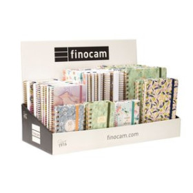 Agendas anuales AGENDA ANUAL (2026) FINOCAM ESPIRAL DISEÑO SURTIDO EXPOSITOR DE 45 24405153  354SNM840B220B10CRP