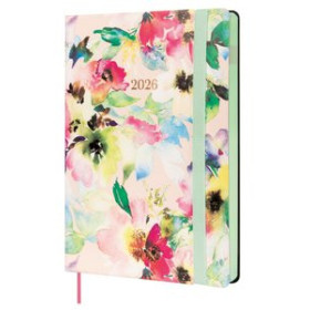 Agendas anuales AGENDA ANUAL (2026) FINOCAM FLEXI JOY COSIDA tapa FLEXIBLE con GOMA F5 148x210 D/P BLOOM 24403276  14CPSPNE