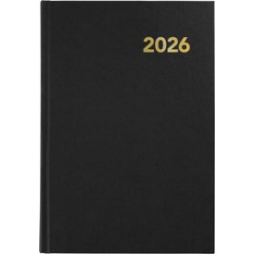 Agendas anuales AGENDA ANUAL (2026) GRAFOPLAS BRETAÑA COSIDA tapa EXTRADURA A5 210x145 D/P NEGRO 24403511  14SBALI710B10