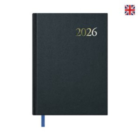 Agendas anuales AGENDA ANUAL (2026) INGLES DOHE SEGOVIA COSIDA tapa EXTRA 140x200 D/P NEGRO 24406167  PACK220NBALI40