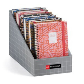 Agendas anuales AGENDA ANUAL (2026) MIQUELRIUS ACTIVA ESPIRAL SURTIDO EXPOSITOR DE 14 24404976  PACK220PTNB220